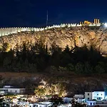 Villa Valasia Lindos With Acropolis View